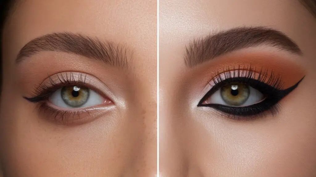 12-hour wear test of airbrushed cat eye