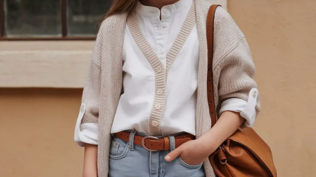 casual girl outfit with jeans