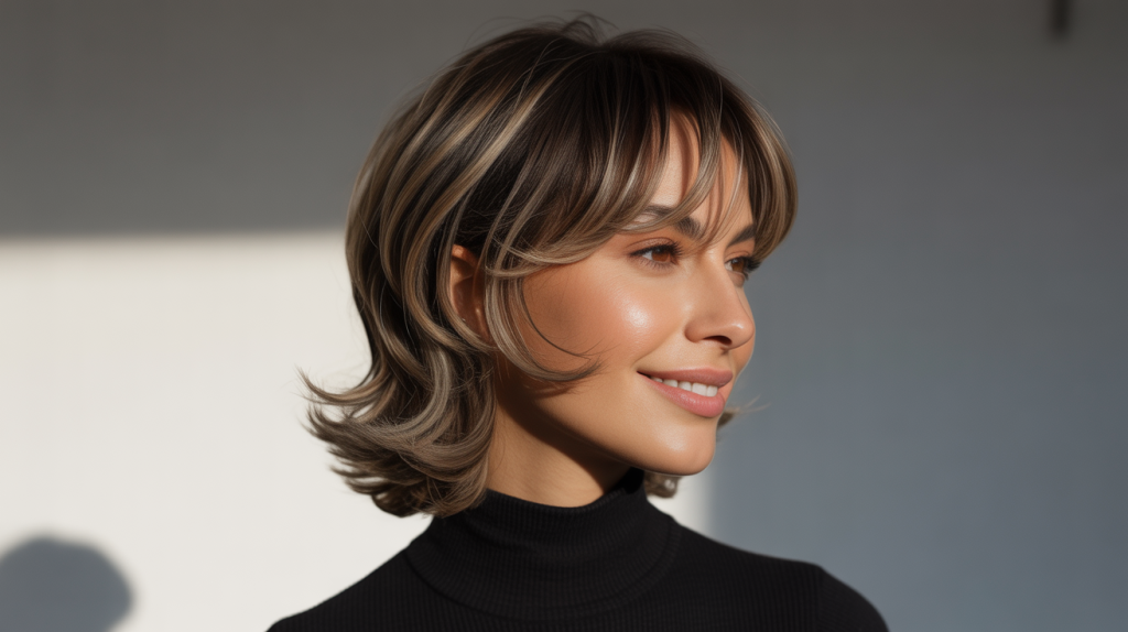 professional medium shag haircut