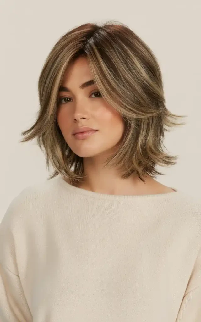 Layered Lob Shag