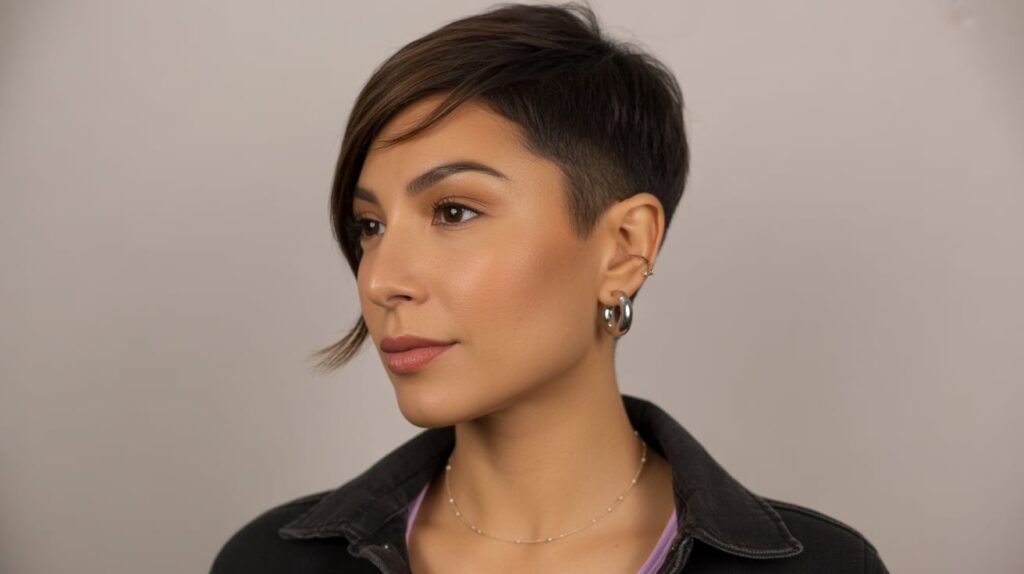 Tapered Pixie haircut