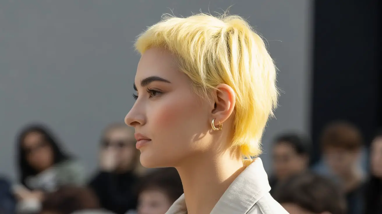 Lemon Platinum Hair dye