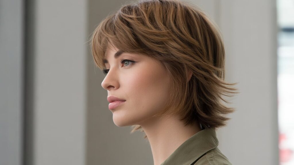 Feathered Layer Haircut