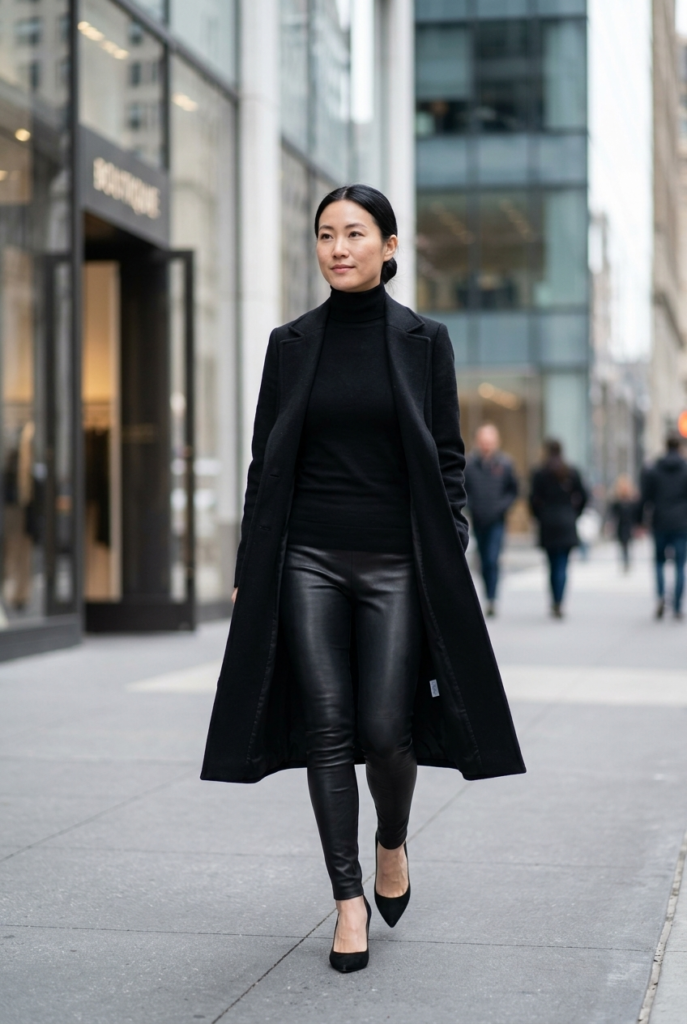 All-Black Power Look