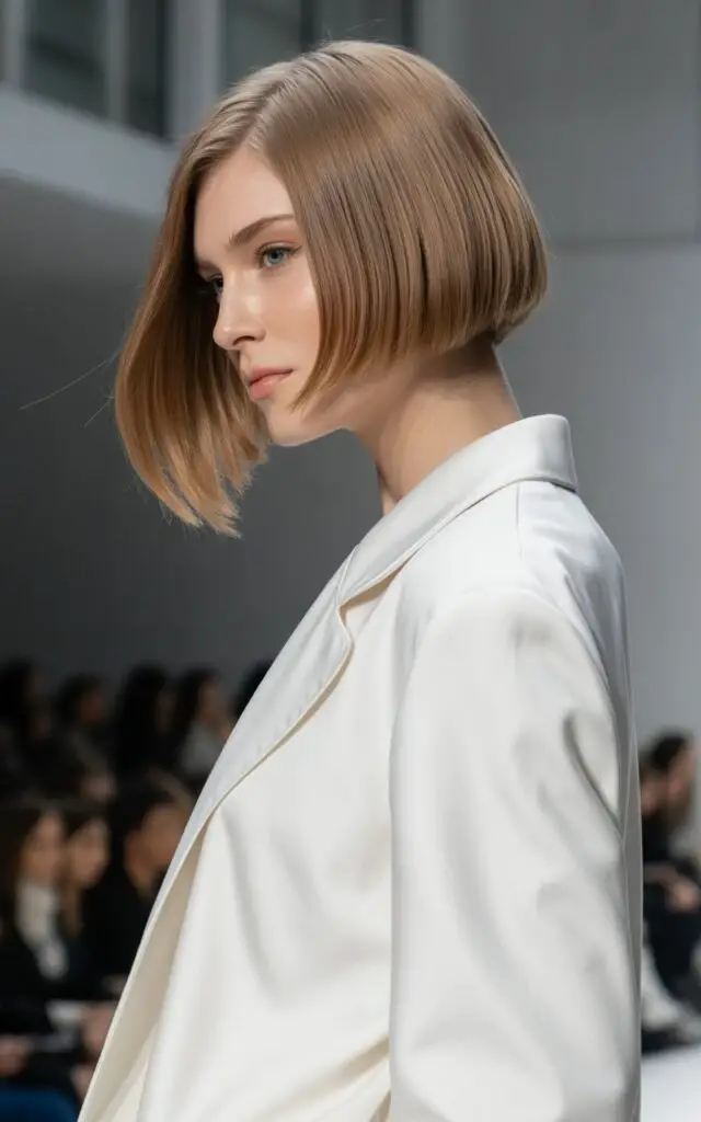 Angled Bob with Feathered Layers