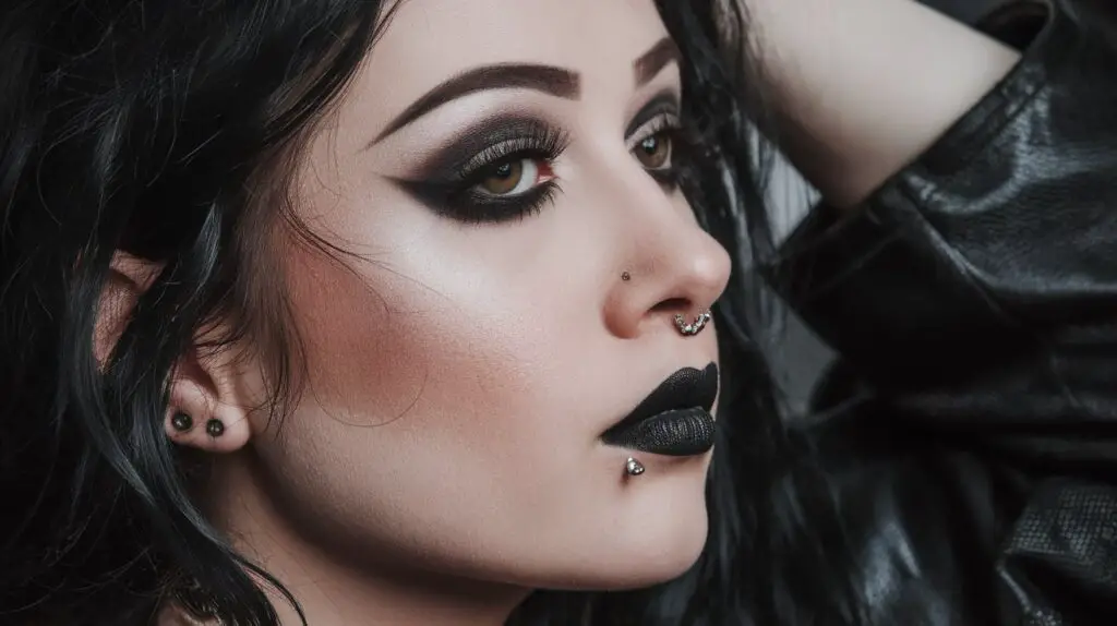 Black Goth Makeup