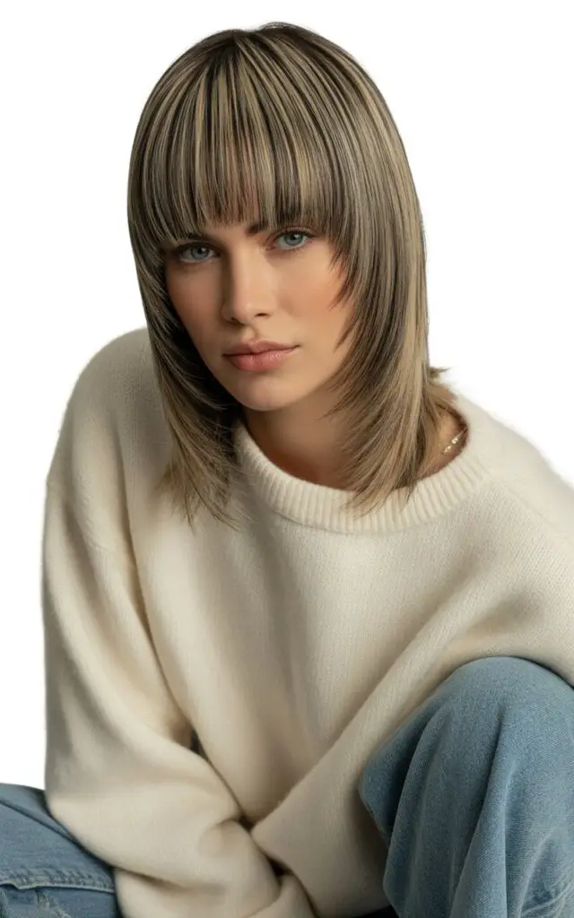 Blunt Cut with Micro Layers Throughout