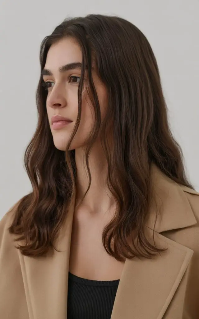 Cappuccino Dark Chocolate brown hair color