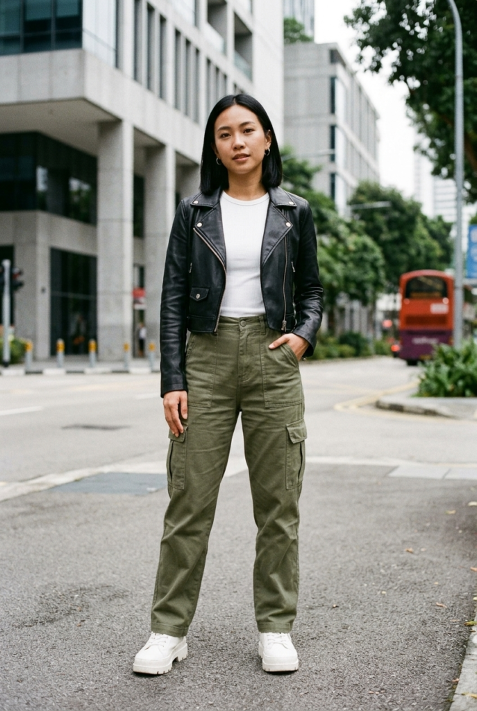 Cargo Pants + A Cropped Jacket Cargo Pants + A Cropped Jacket