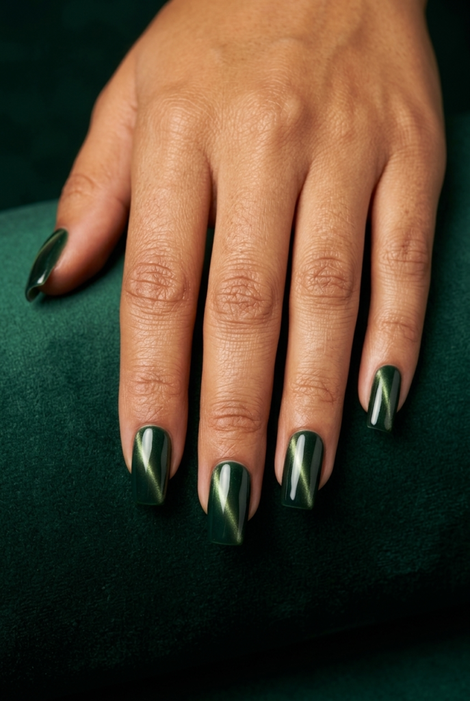 Cat Eye Gel Nails Cat Eye Gel Nails