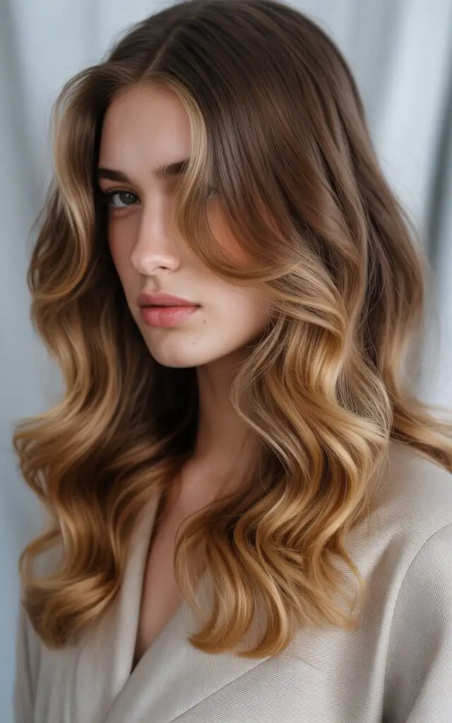 Cool Caramel Balayage