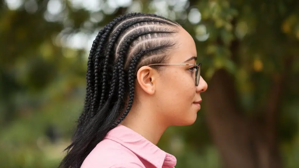 Cornrows Black Medium Hair