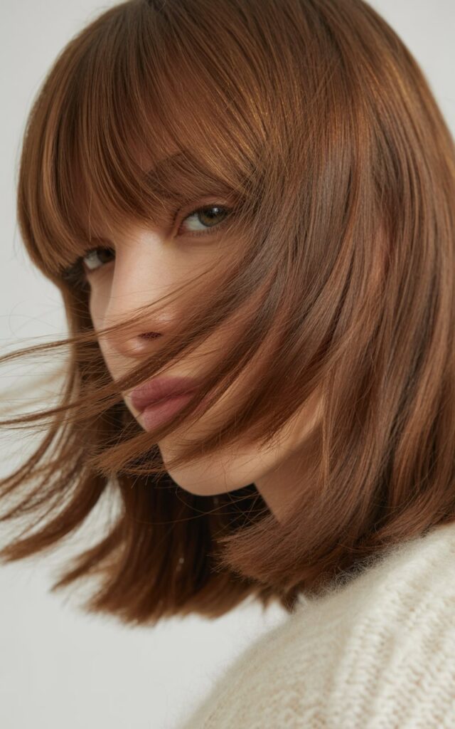 Curtain Bangs With Layers