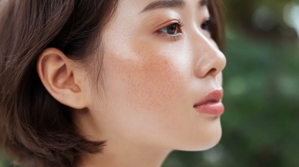 korean woman's beautiful skin