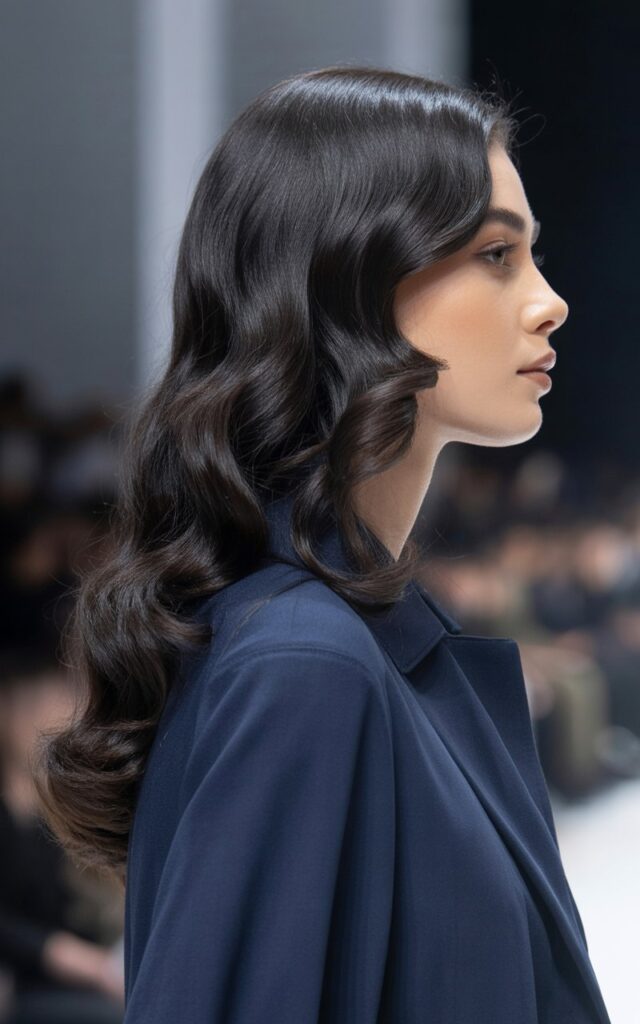 demi-permanent jet black hair with rich dark color and natural gradual finish