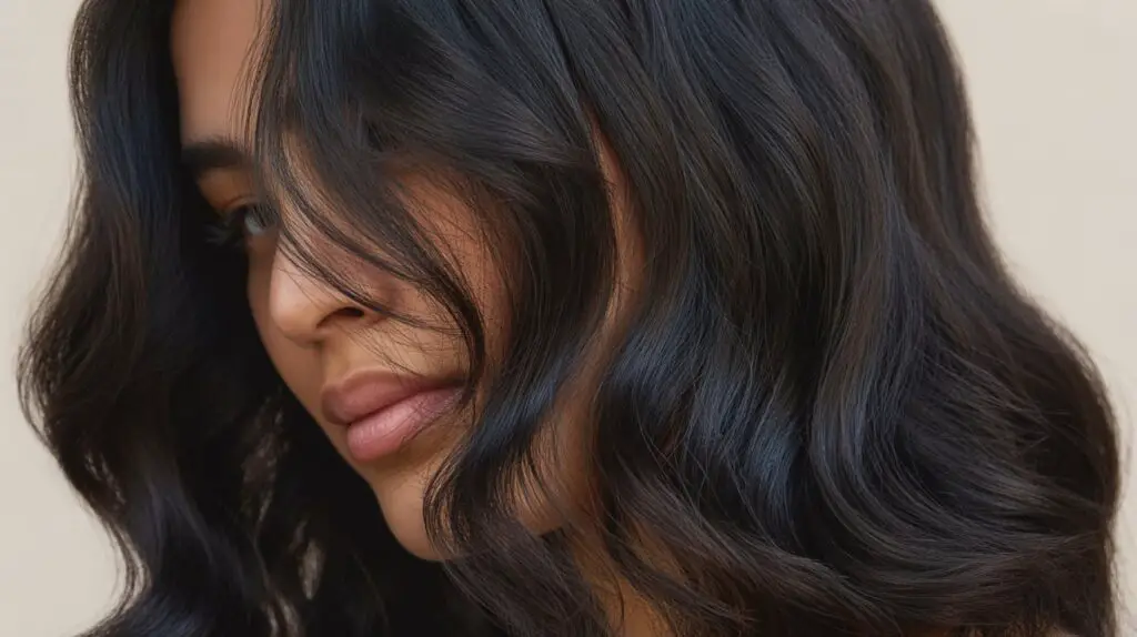 Soft Black Hair Color