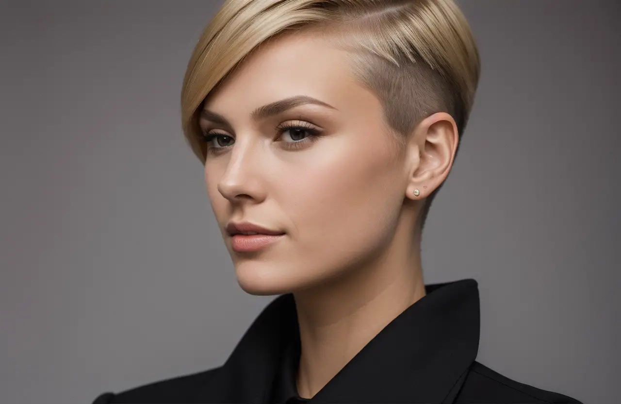 Redefining Beauty: Eye-Catching Very Short Haircuts with Shaved Sides for Women