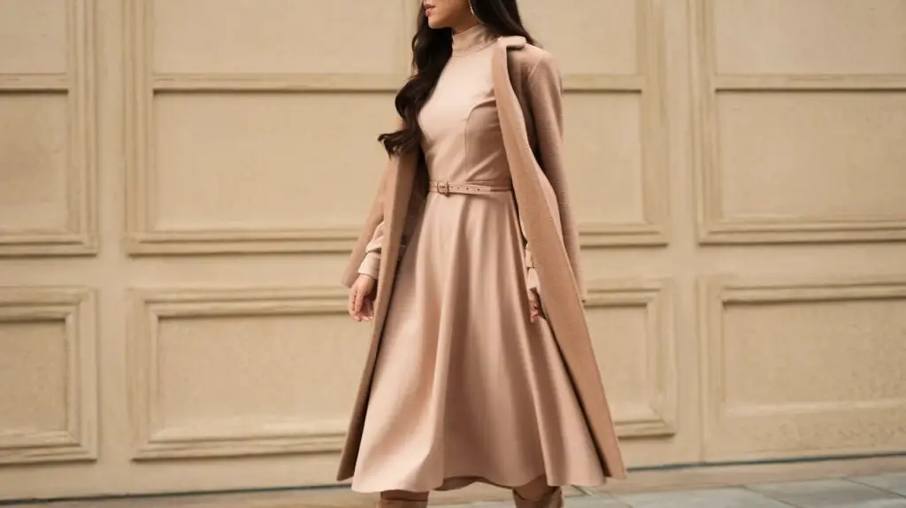 Fall Beige Dress