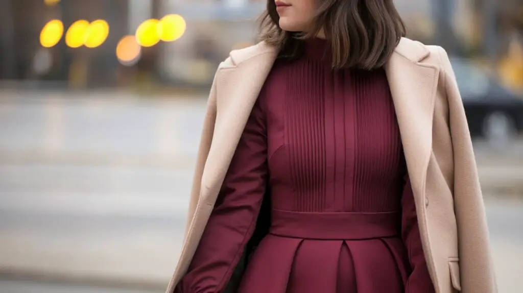 Fall Red Dress