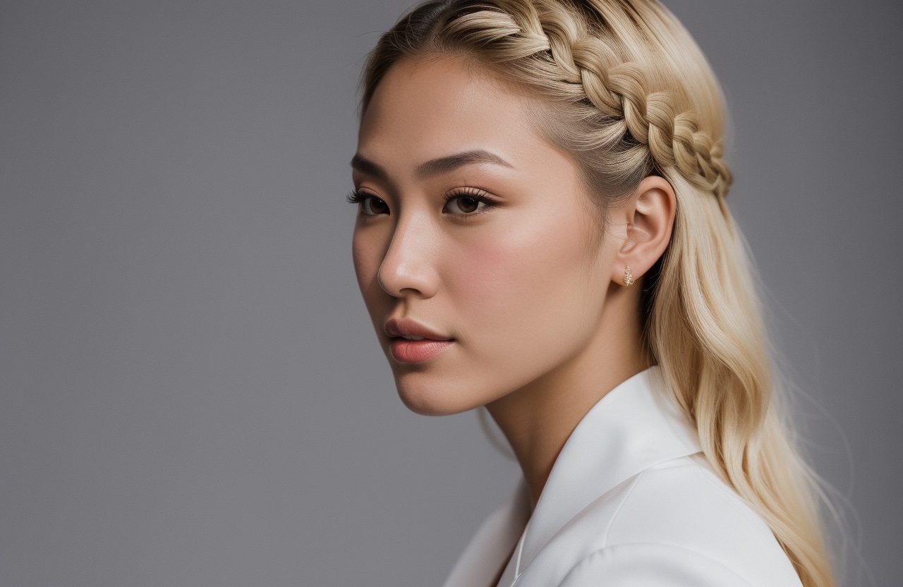 French Braid Blonde Hair