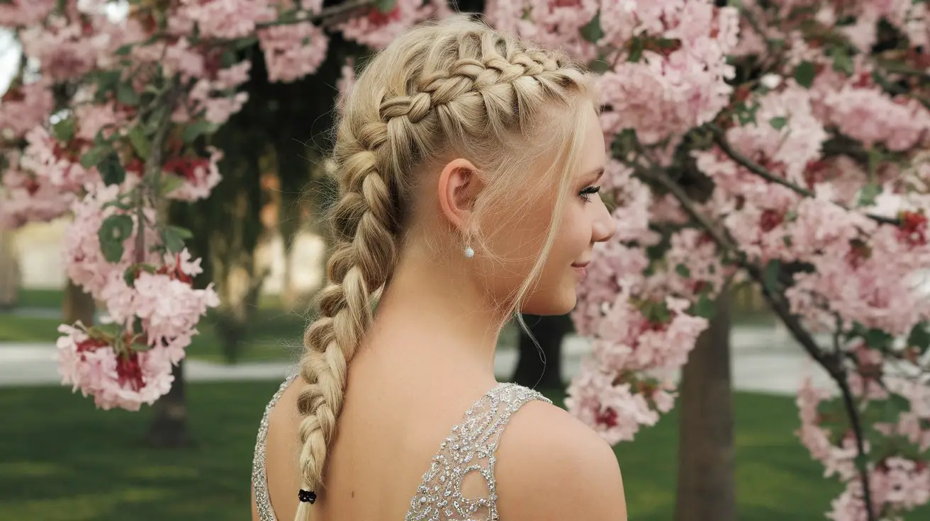 French Braid for Prom: Elegant Ideas to Complement Your Dress