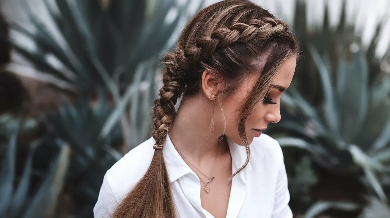 French Braid with Extensions for Every Occasion