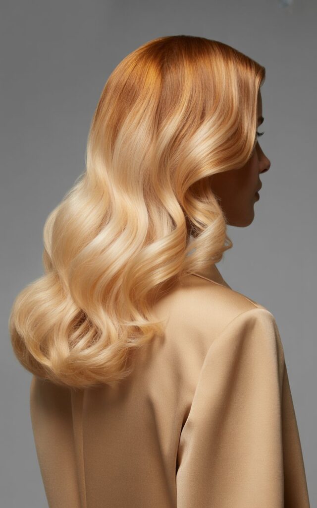 Full closeup to Golden Vanilla Blonde Hair Dye