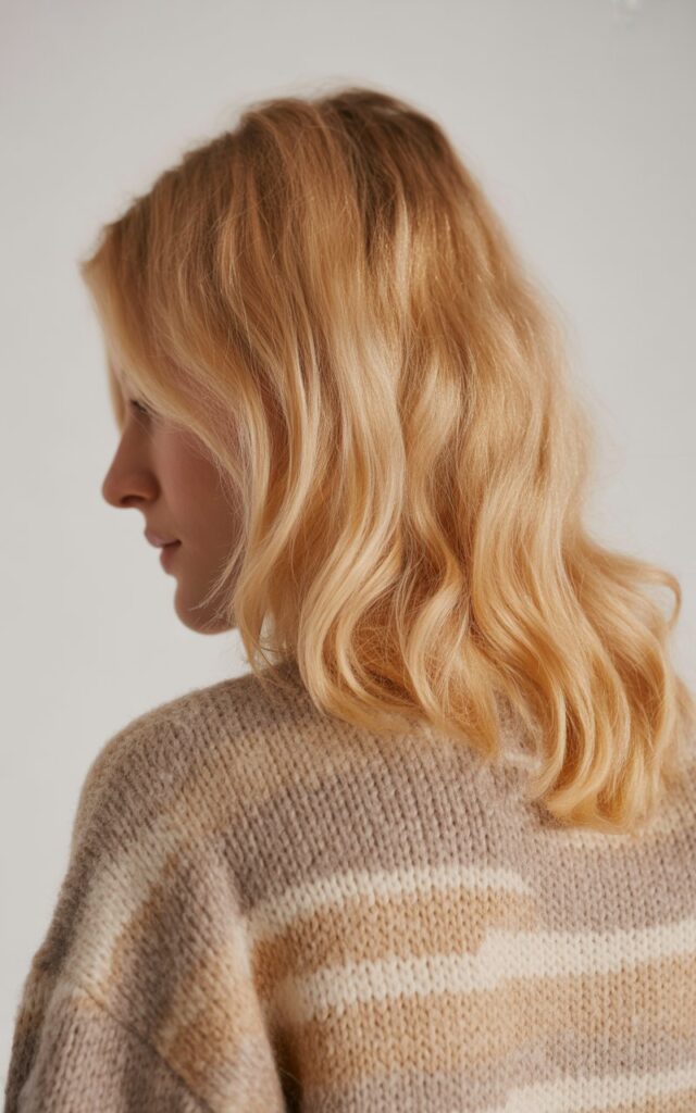 Full closeup to Vanilla Chai Blonde Hair Dye