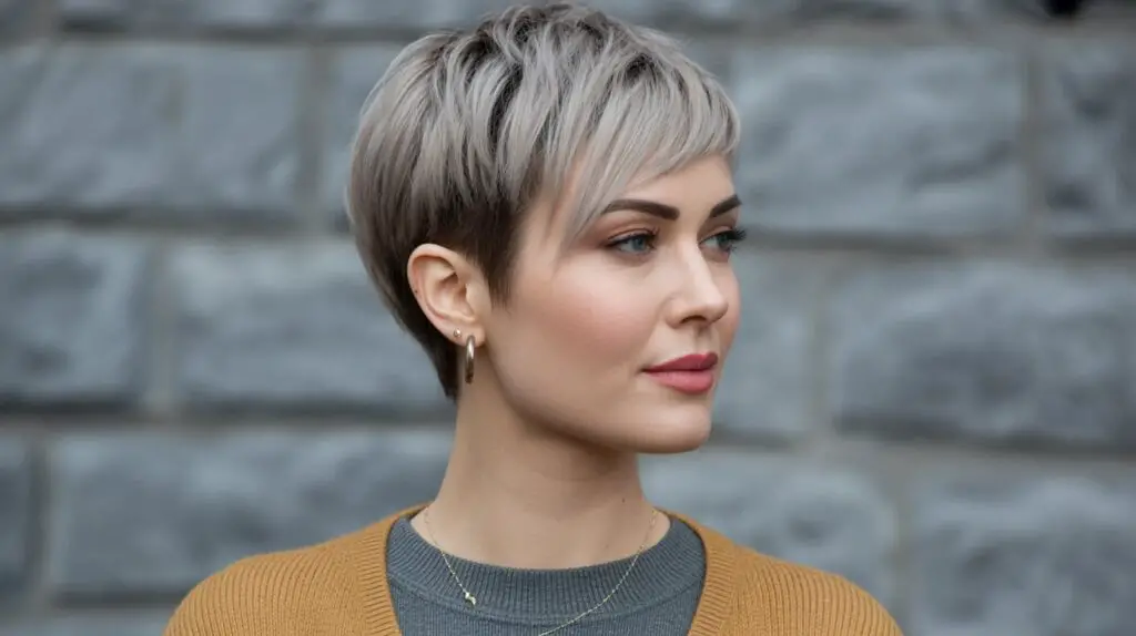 Tapered Pixie haircut