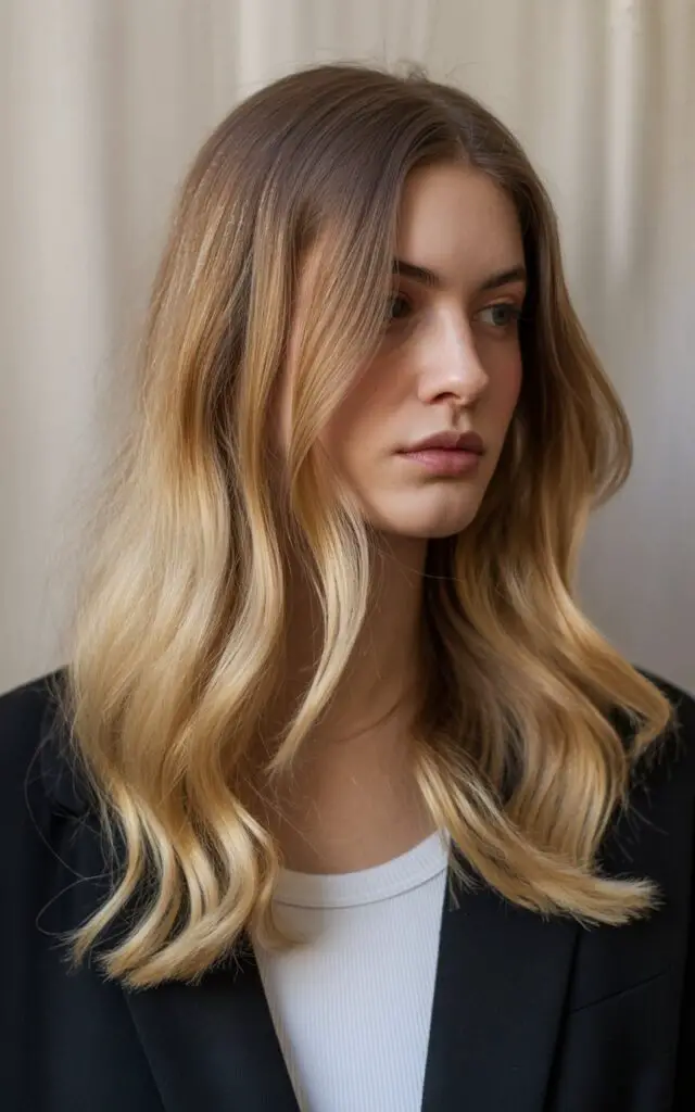 Golden Balayage Hair Dye