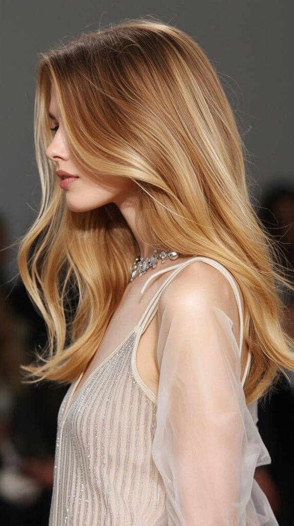 Golden Blonde Ombré hair dye