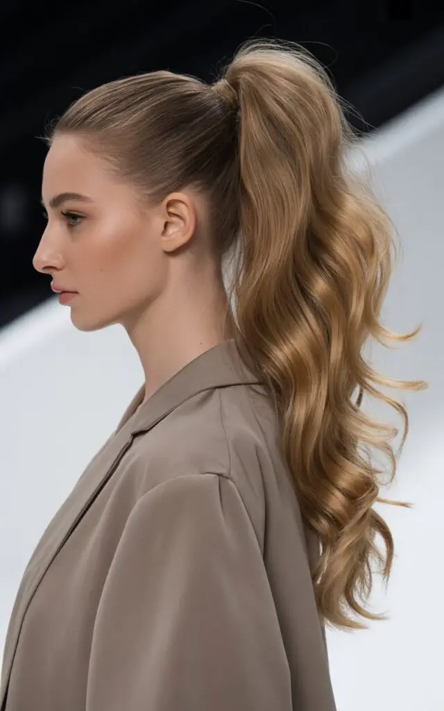 Half-Up Voluminous Ponytail 