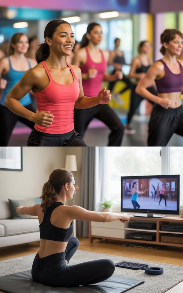 In-Person Class vs. Working Out at Home