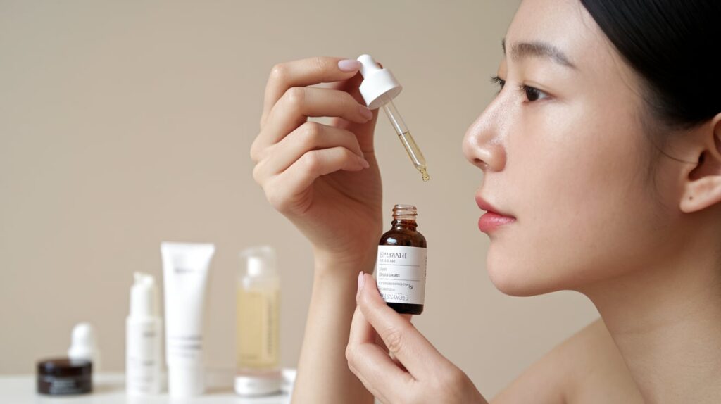 Korean Woman Skin Care Routine