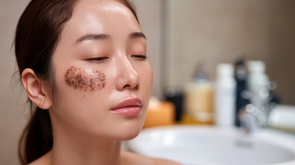 Korean woman's Dark Spot Treatment