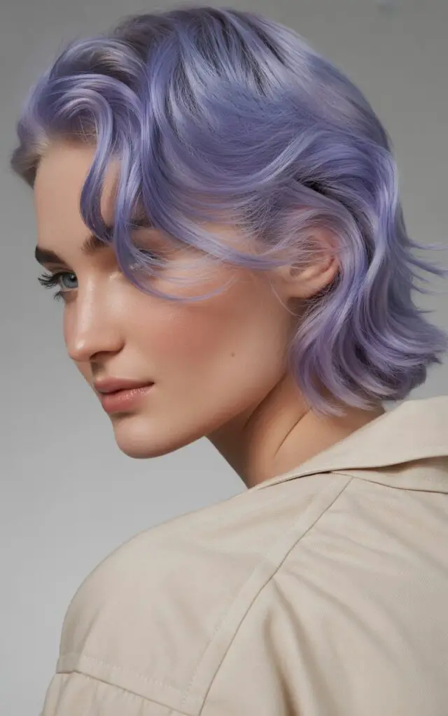 Lavender hair color for cool skin tone