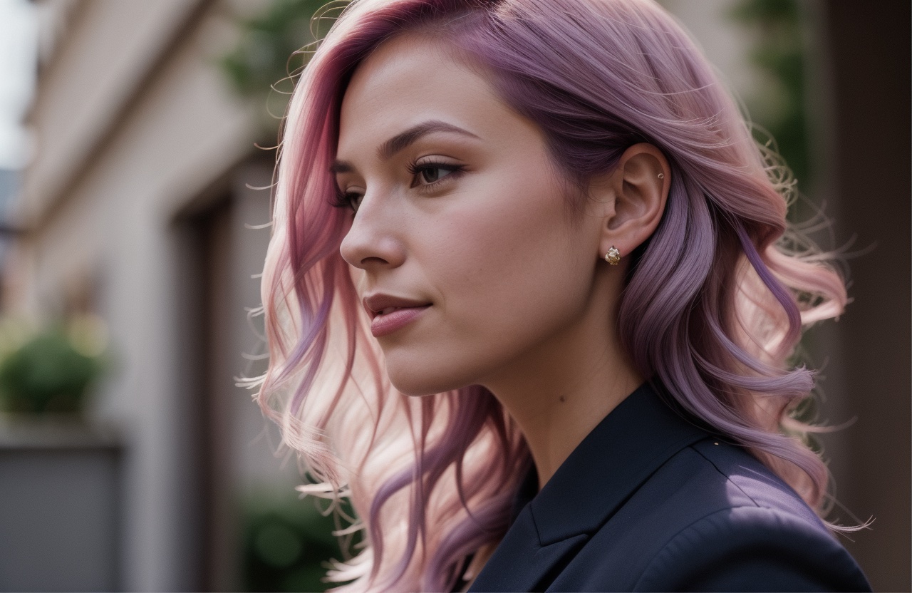 Lilac hair color