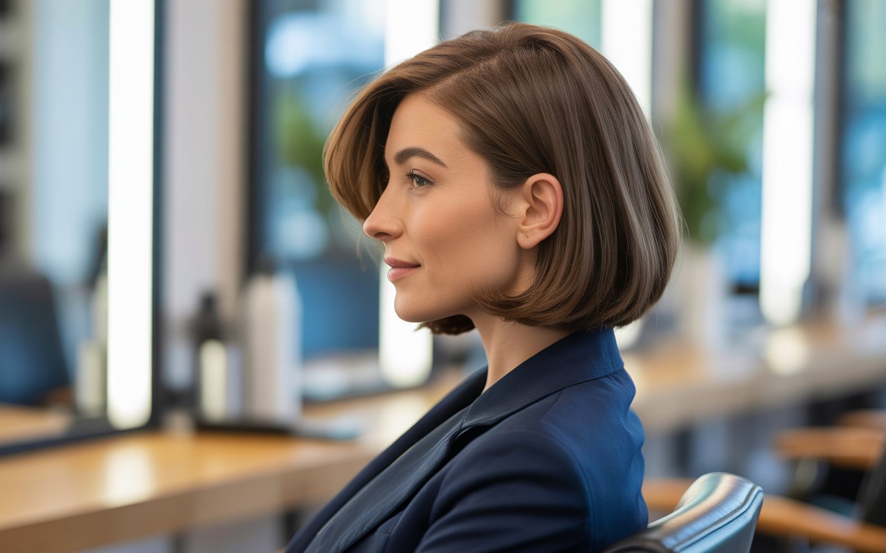 Low-Maintenance Haircut for Professional Woman