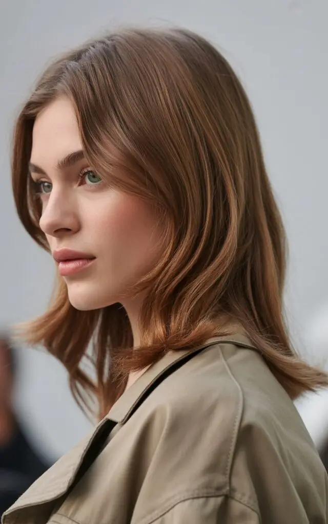 Mushroom Brown hair color 