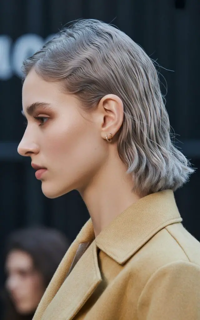 Natural Gray with Herringbone Highlights