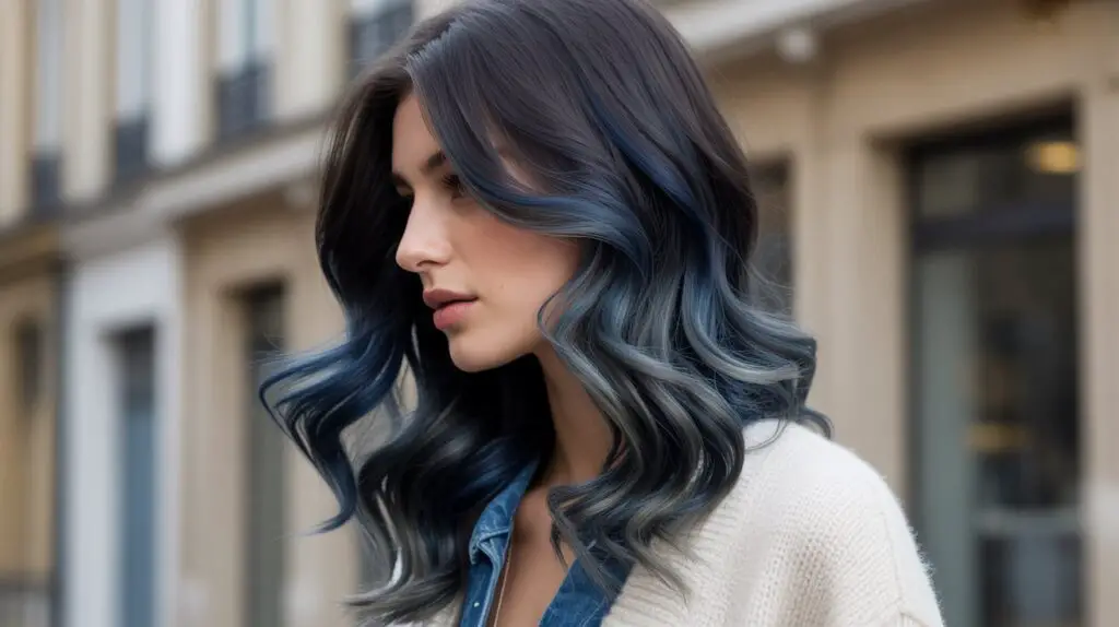 Black Sapphire ombre Hair dye