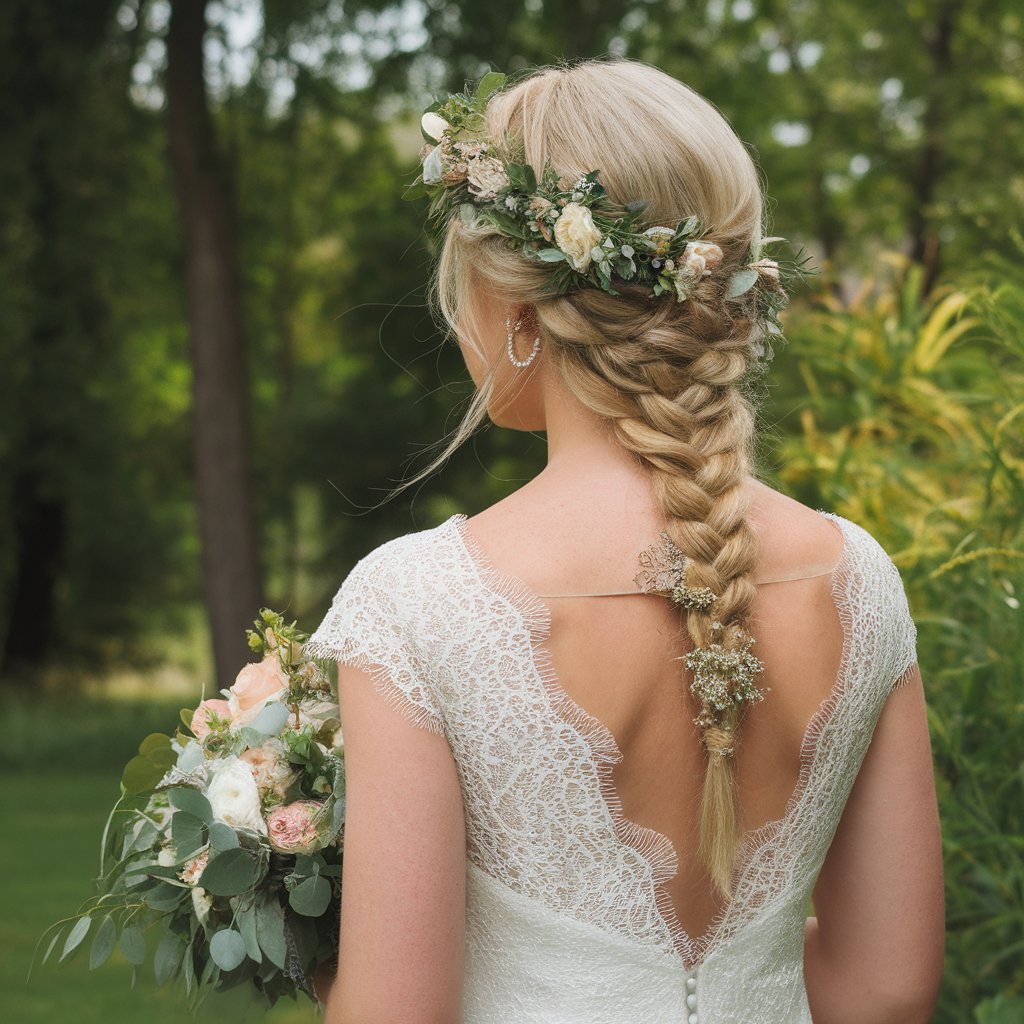 Wedding Dutch Braid