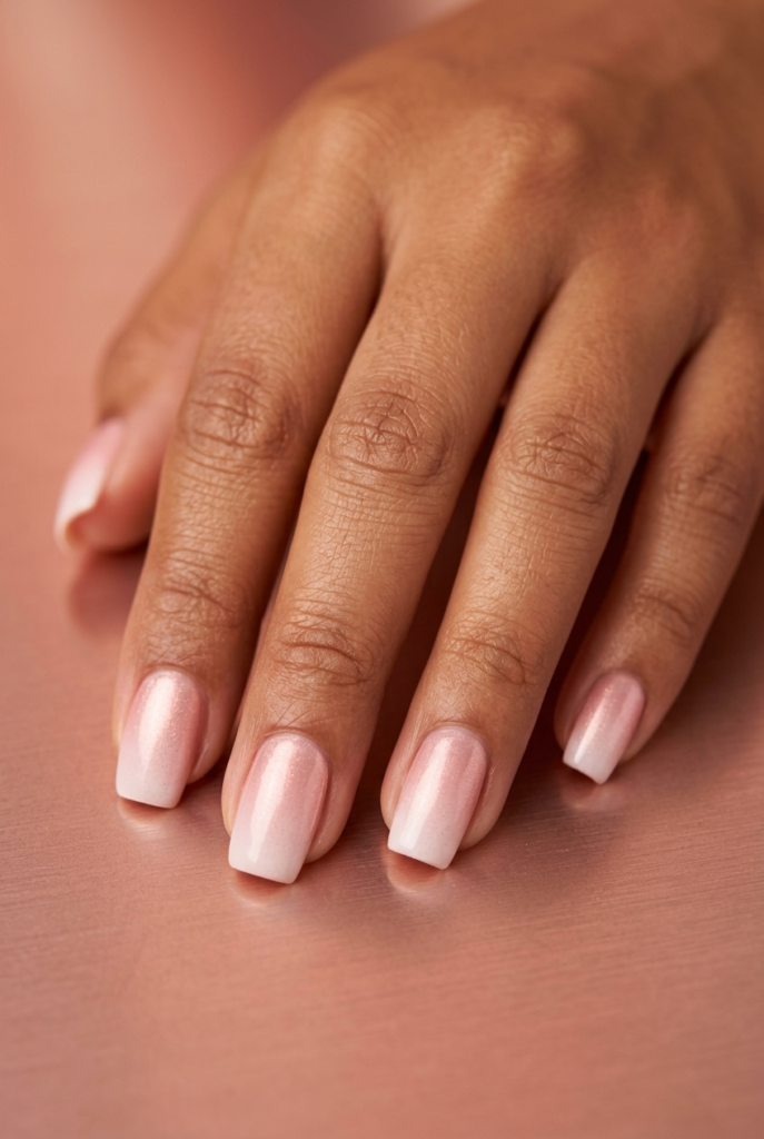 Ombre With a Chrome Finish Ombre With a Chrome Finish