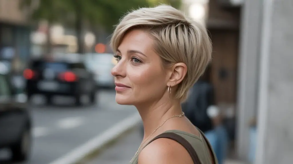 Feathered Pixie haircut