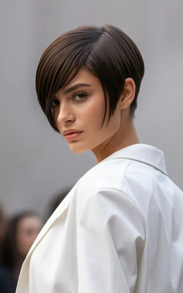 Pixie Bob with Side Bangs