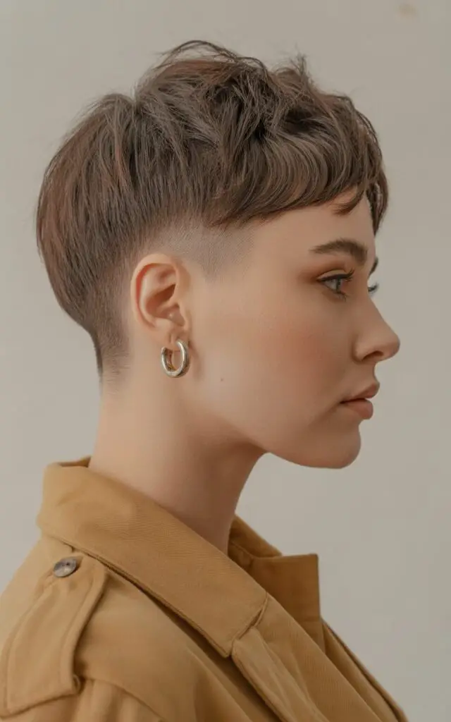 Pixie Undercut with Long Top