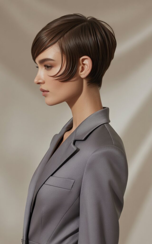 Pixie with Side-Swept Bangs