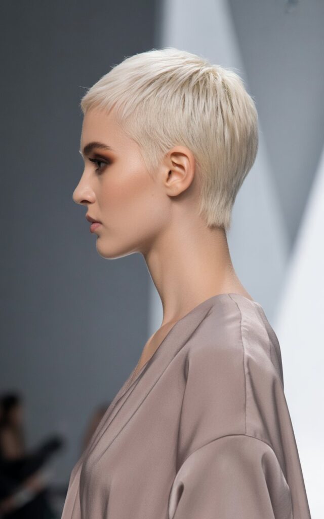 Platinum Blonde Pixie
