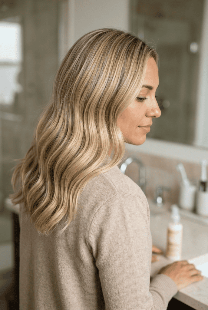 Protecting Your Hair While You Lighten It Healthy glossy blonde hair protected from damage during lightening