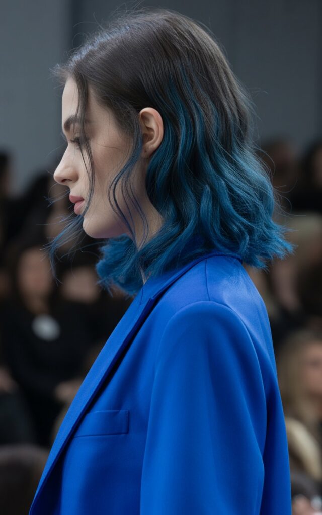 Reverse Ombré with Sapphire Roots